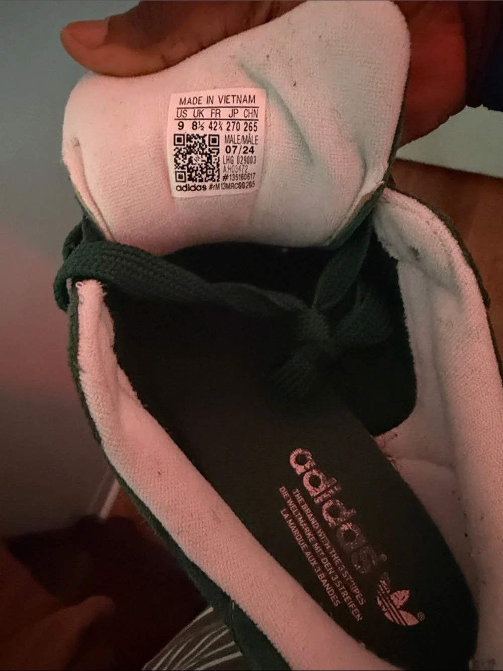 🔥 adidas Campus Green Suede Sneakers – Like New